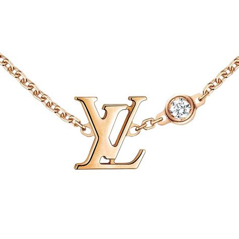 louis vuitton gold necklaces|louis vuitton necklace with diamond.